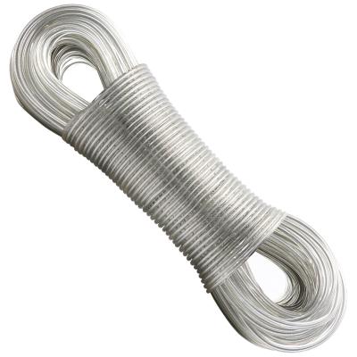 50m Corde � Linge avec Noyau en Acier pour l'ext�rieur Tr�s r�sistante avec U...