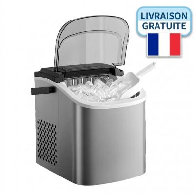 Machine � Gla�ons 12kg-24h Compacte Auto Nettoyante Argent Livraison Gratuite