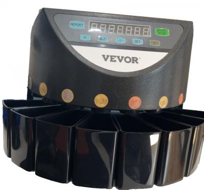 Compteur Trieur Pi�ces Euro VEVOR Machine �lectrique LED 300 Pi�ces Min Banque