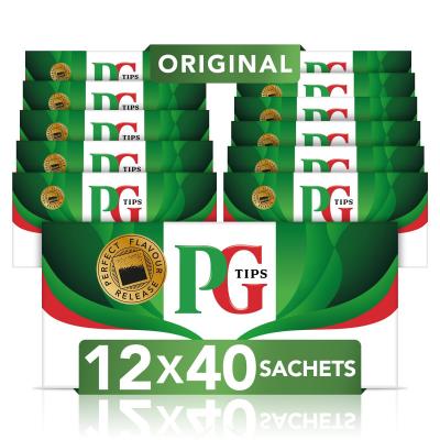 | Th� noir anglais | Go�t cors� et rafra�chissant | 480 sachets Lot de 12x40 ...