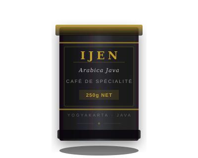 Caf� Java Ijen Arabica 250g grains de sp�cialit�