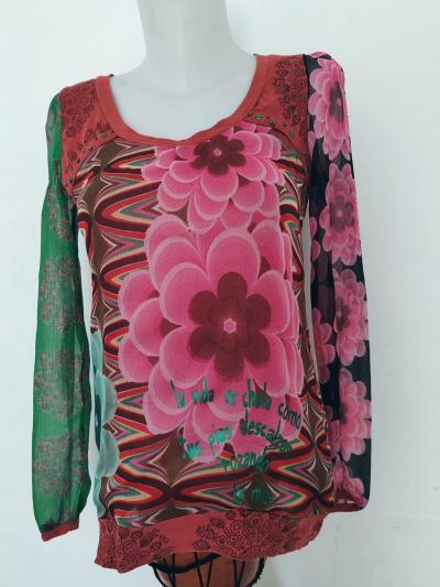 DESIGUAL Blouse taille M Manches En Voile