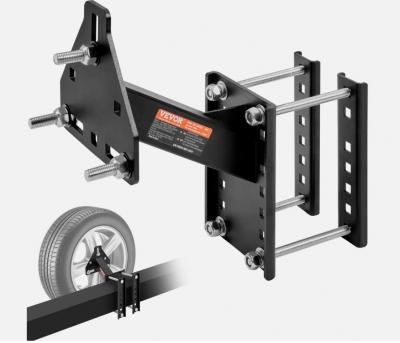 Support Pneu de Secours Remorque Van Caravane PorteRoue Fixation Ch�ssis 160 lbs