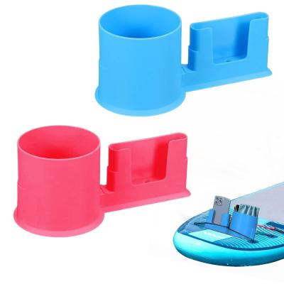 2 Pcs Porte Gobelet Paddle Planche Rames Porte Tasse en Plastique Paddle Trou 2