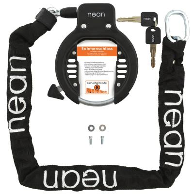 Antivol de cadre avec cadenas � anneau Marco   cha�ne avec cheville 5,5 x 900