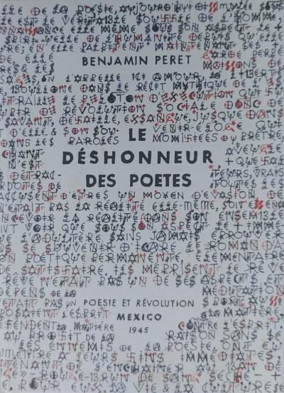 Jacques Villegl� : Benjamin P�ret, Le D�shonneur des po�tes,  2004