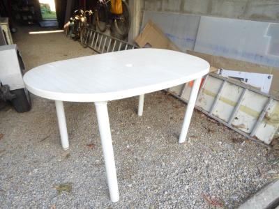 table de jardin ronde