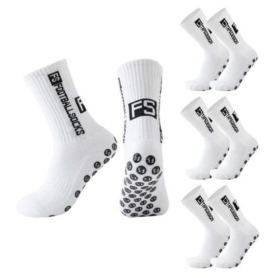 Chaussette Foot Enfant 4 Paires, Couleur Blanc Taille 33 39 Antid�rapantes