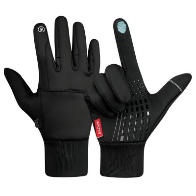 Gants Moto 1 Paire Noirs Taille L   �cran Tactile R�sistant � L'Eau Coupe Vent