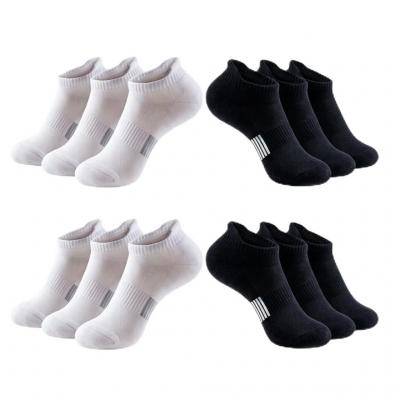 Lot de 6 Paires Chaussettes Invisibles Homme et Femme en Coton Respirant