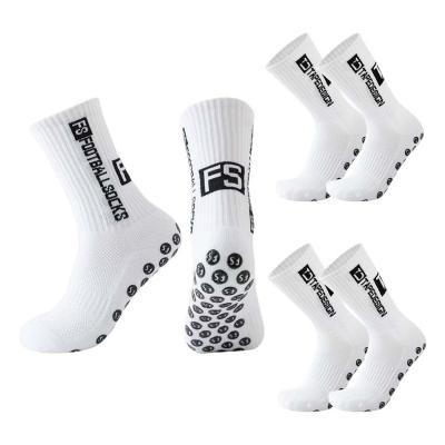 Chaussette Foot Enfant 3 Paires, Couleur Blanc Taille 33 39 Antid�rapantes