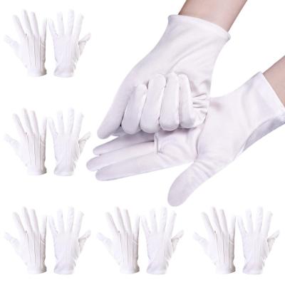 6 Paires Gants Blancs R�utilisables   Gants de Smoking, Uniformes, Bijoux
