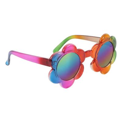 Lot de 5 paires de lunettes de soleil rondes � fleurs pour femmes