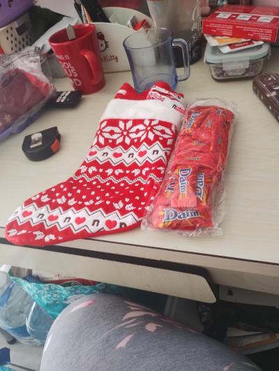 Chaussette De No�l Garnies De Chocolat
