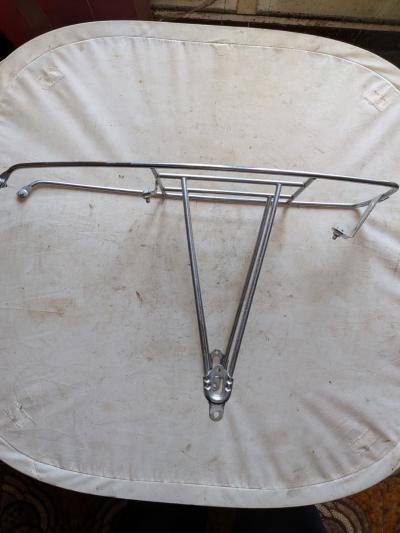 Porte Bagage Peugeot NS Mini V�lo V�lo Pliant Vintage Acier Chrom� Ancien 44cm