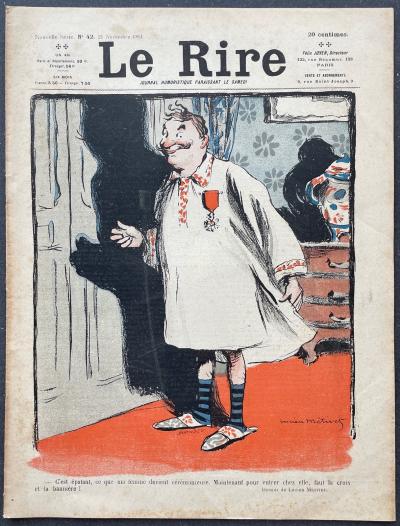 Le Rire n�42 21 novembre 1903 Lucien M�tivet Iribe C. L�andre