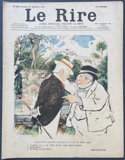 Le Rire n�308 29 septembre 1900�Abel Faivre Petit Jean D'Ostoya L�andre M�tivet