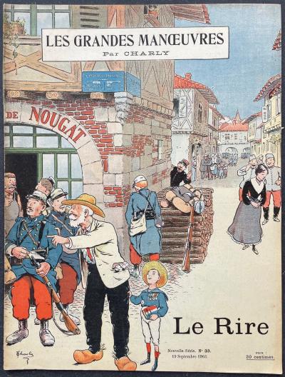 Le Rire n�33 19 septembre 1903 Les grandes manoeuvres par Charly