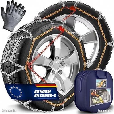 Lot de 2 cha�nes � neige pour voiture ( Size 120 )