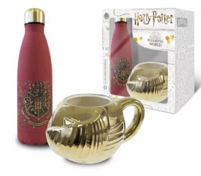 HARRY POTTER   COFFRET CADEAU MUG ET VIF D'OR