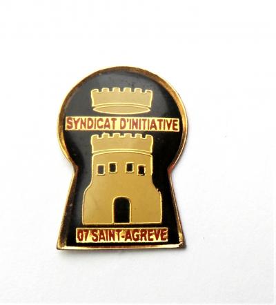 RNT N- Pin's Syndicat d'Initiative 07 Saint Agr�ve