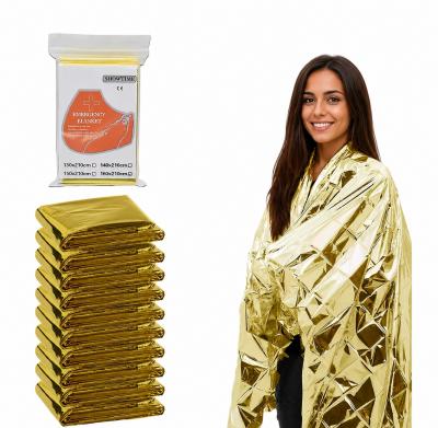 Couverture de Survie Isothermique Or 130x210 cm Camping Randonn�e Urgence