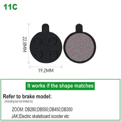 Freins � Disque   Plaquettes Semi M�talliques Pour V�los Et Scooters   1 Paire