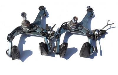 Paire de freins � �trier v�lo de route Shimano 105 BR 1050 vintage ann�es 90, double pivot