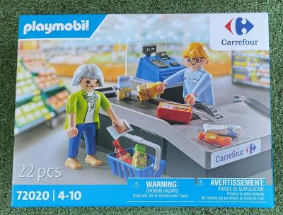 BOITE SET PLAYMOBIL PLAYMO  EXCLUSIVITE carrefour 72020 LA CAISSE CAISSIERE