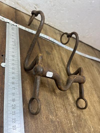 ancien mors de Cheval �quitation Fer Outil Monture Old Tool Chevaux R�f 26-3311