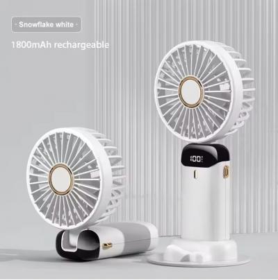 Mini Ventilateur Portable USB 5 Vitesses Pliable LED Rechargeable Silencieux