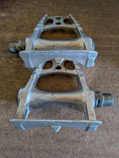 Paire P�dales V�lo Course Ancien Vintage MAILLARD CXC Aluminium France