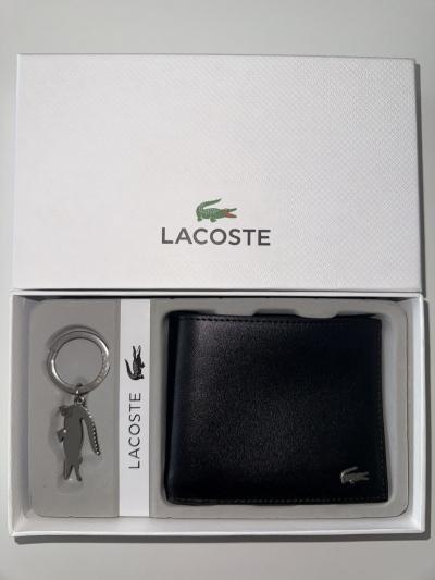 Portefeuille Homme Lacoste   Porte Cl�s Neuf Bo�te Cadeau