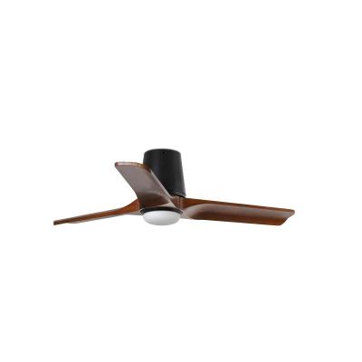 �co Ventilateur plafond avec LED T�l�commande Minuterie Heywood Tub Noir 90cm