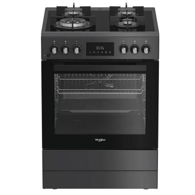 Whirlpool Cuisini�re Gaz 72l 4 Feux Anthracite W6G8LCSWA