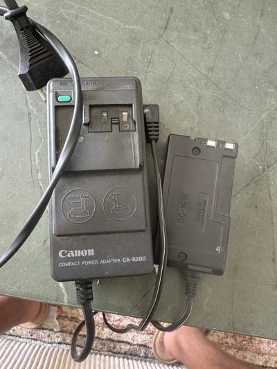 Chargeur - Adaptateur Secteur Canon CA R200   DC 100 Cam�scope Vintage