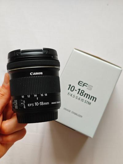 Canon EF S 10 18mm f-4,5 5,6 is STM Objectif Zoom Grand Angle stabilis� pour App