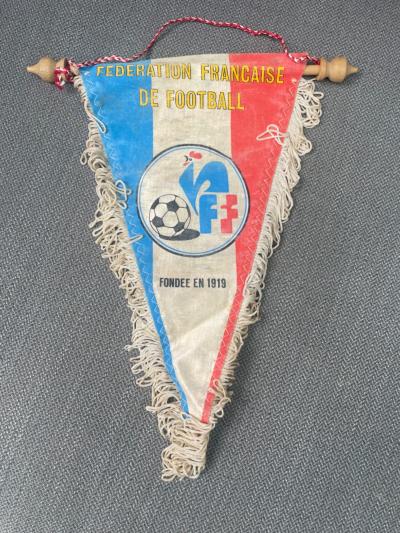 Fanion football vintage F�d�ration fran�ais de football FFF coq