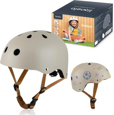 Casque Protecteur De V�lo Pour Enfants, R�glable 50 � 56 Cm, Prot�ge Menton, Cas