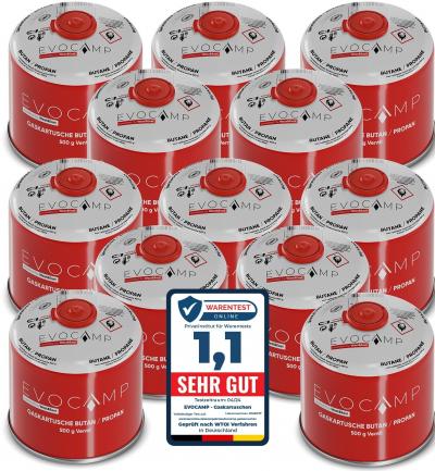 Cartouches de gaz butane 500g, cartouche � vis avec gaz butane-propane 899 ml...