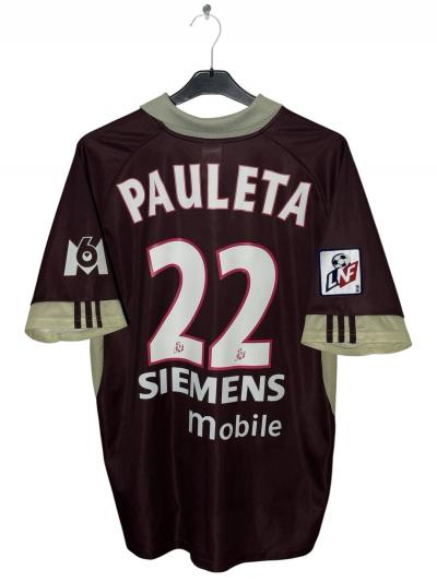 PLAYER ISSUE ADIDAS GIRONDINS DE BORDEAUX  2001 2002 THIRD PAULETA 22 JERSEY L