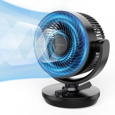 Ventilateur Silencieux De Table, 8 Inch Ventilateur Portable De Circulation D'Ai