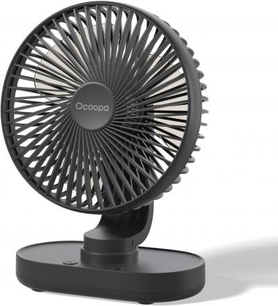Ventilateur De Table, Ventilateur USB Silencieux De Voiture Oscillant De 16 Cm,
