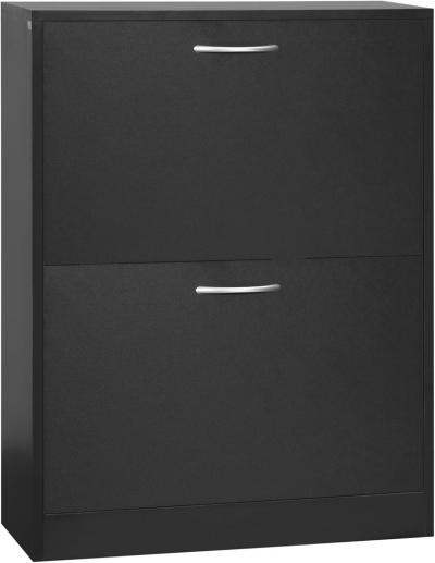 Armoire � Chaussures Meuble � Chaussures Dim. 60L X 24L X 80H Cm 2 Portes Abatta
