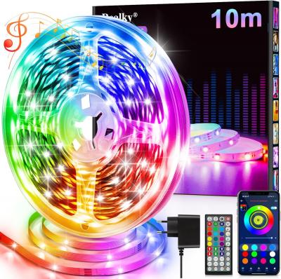 Ruban LED, 10M Flexible RGB Bande LED Decoration Chambre, Bluetooth App Contr�le