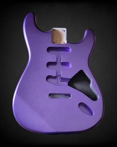 G PARTS Stratocaster Metallic Violet Guitar Body   Alder SSS