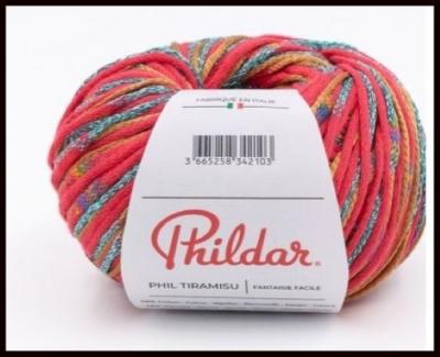 8 pelotes de phil TIRAMISU CANDY Neuves