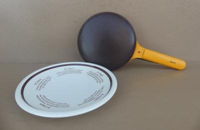 Cr�pi�re KRUPS SUZETTE vintage orange TYP 235 ancienne FONCTIONNE crepe maker