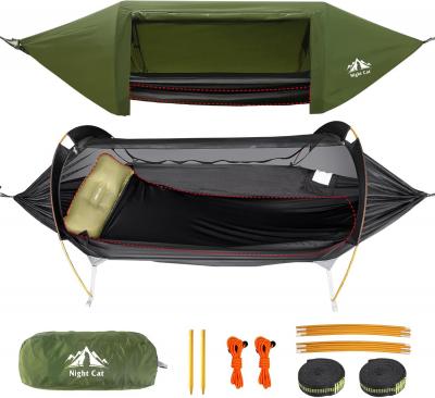 Hamac Tente Avec Moustiquaire Imperm�able � L'Eau Pour 1 Personne Randonn�e Camp