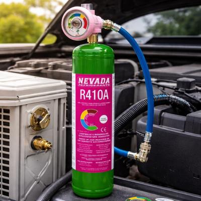 KIT BOUTEILLE DE RECHARGE DE GAZ R�FRIG�RANT R 410a 800g 990 ml CLIMATISEUR FR